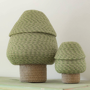 Корзина Лорена Каналс (Lorena Canals) "Маленькое дерево", 13 х 19 см